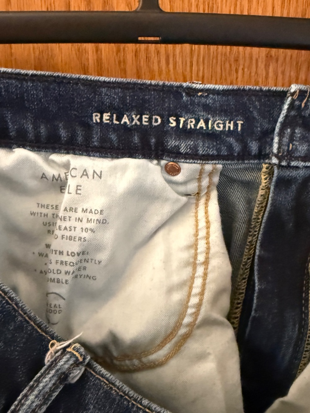 Mens American Eagle jeans 34x30 - Picture 3 of 4